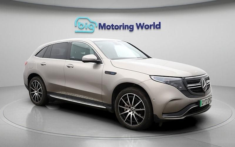 Used Mercedes EQC400 AMG line 300 kW (408 HP) 2022 Silver SUV