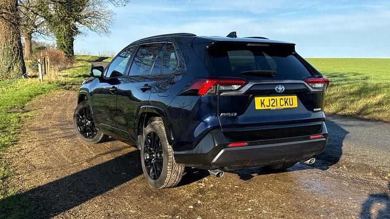 Used Toyota RAV4 2021 Blue/black SUV