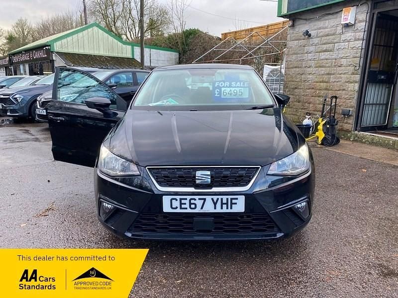 Used Seat Ibiza SE 95 HP (69 kW) 2017 Black Hatchback