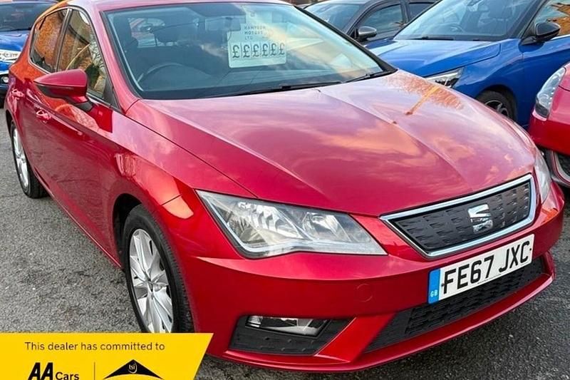 Used Seat Leon Ecomotive 115 HP (84 kW) 2017 Red Hatchback
