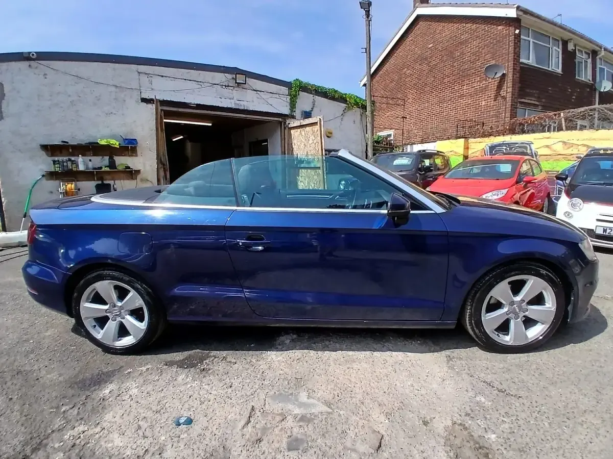 Used Audi A3 Cabriolet Sport 150 HP (110 kW) 2014 Blue Cabriolet