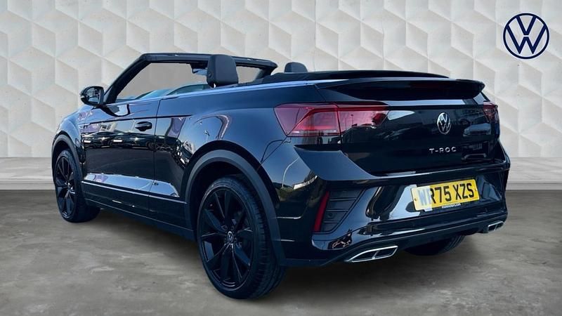 Used VW T-Roc Cabriolet R-line 150 HP (110 kW) 2025 Black Cabriolet