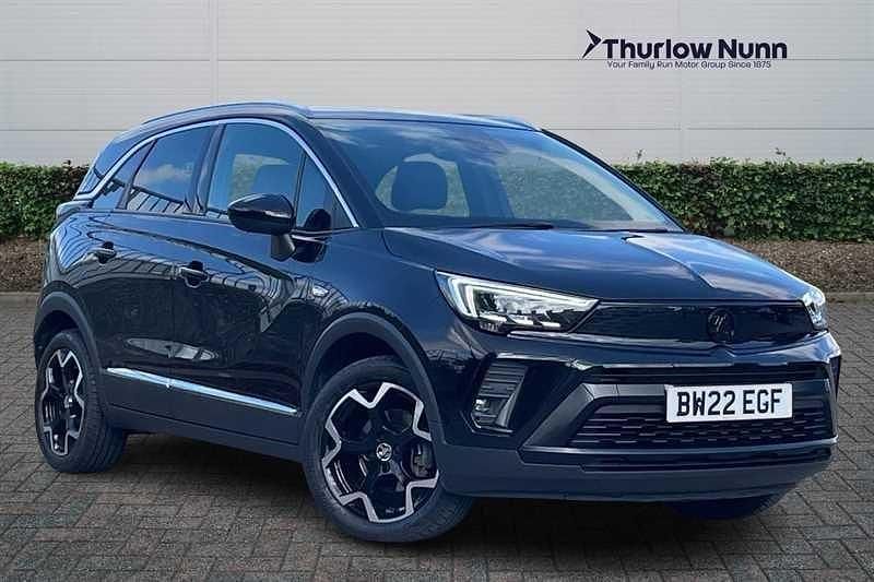 Black Used 2022 Vauxhall Crossland Ultimate SUV | £13,249 (Good price) - Image 1/4