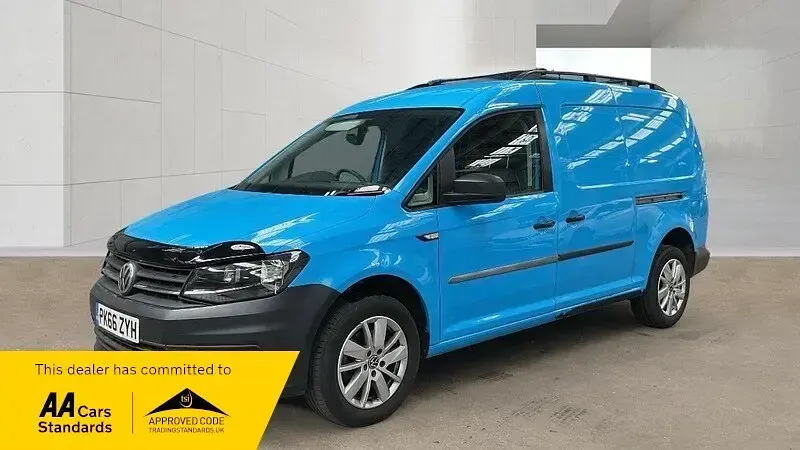 Used VW Caddy Maxi Startline 102 HP (75 kW) 2016 Blue MPV