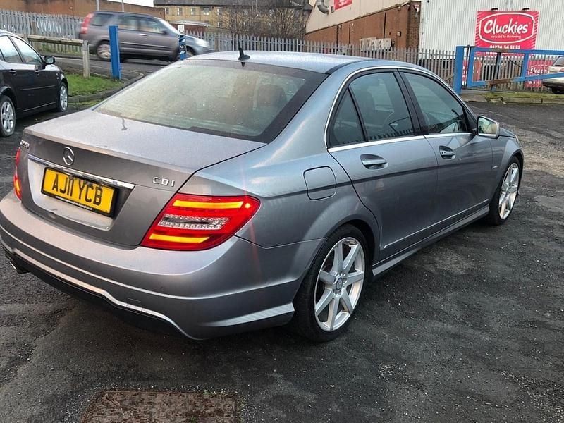 Silver Used 2011 Mercedes C220 Sedan | £3,995 (Expensive) - Image 1/4
