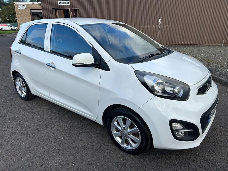 White Used 2012 Kia Picanto 2 Hatchback | £3,395 (Fair price) - Image 1/4
