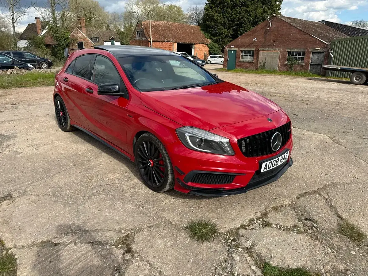 Used Mercedes A45 AMG AMG 354 HP (260 kW) 2014 Red Hatchback
