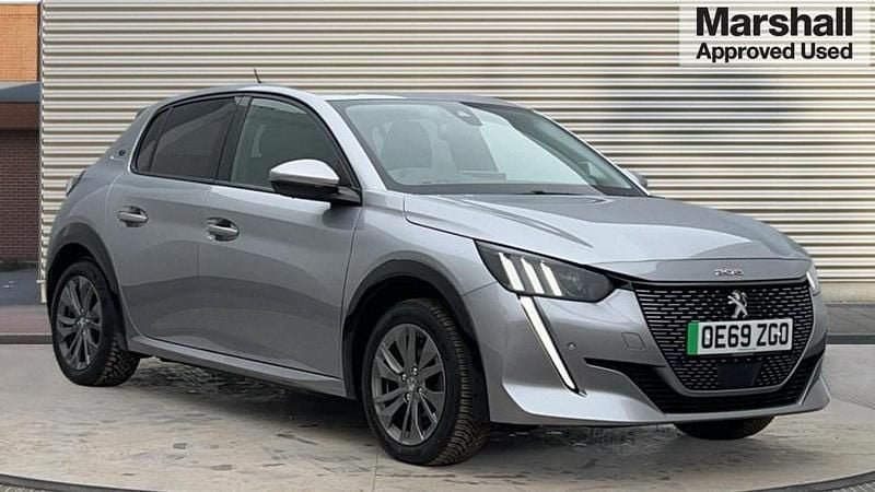 Grey Used 2020 Peugeot e-208 Allure Hatchback | £10,287 (Fair price) - Image 1/4