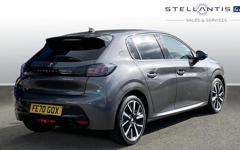 Used Peugeot 208 Allure 102 HP (75 kW) 2020 Grey Hatchback