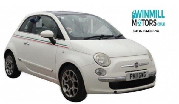 White Used 2011 Fiat 500 Lounge Hatchback | £2,795 (Fair price) - Image 1/1