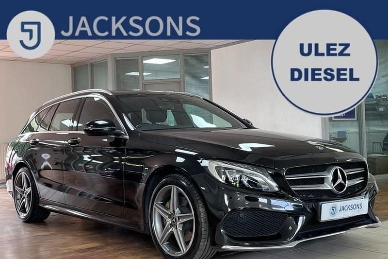 Black Used 2017 Mercedes C220 AMG Line Premium Estate | £14,995 (A bit pricey) - Image 1/1