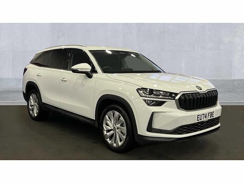 Used Skoda Kodiaq SE L 150 HP (110 kW) 2024 Moon white metallic SUV