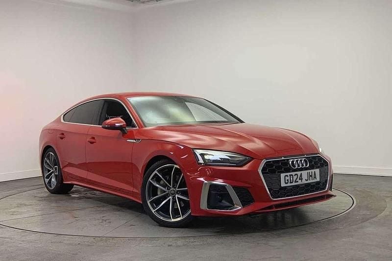 Red Used 2024 Audi A5 Sportback S-Line Hatchback | £28,700 (Good price) - Image 1/4