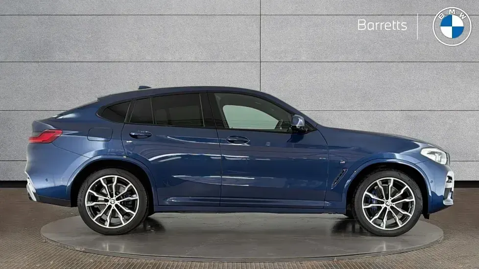Used BMW X4 M Sport 190 HP (139 kW) 2021 Phytonic blue metallic paint SUV