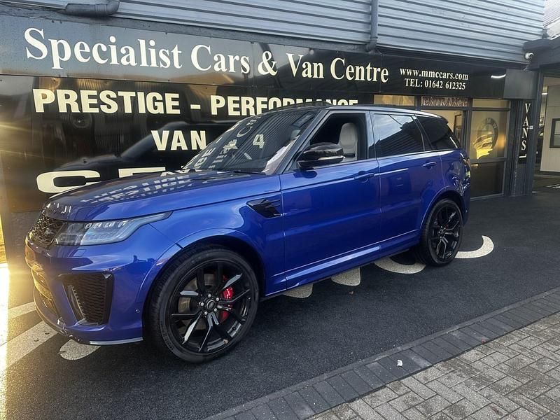 Blue Used 2022 Land Rover Range Rover Sport SVR SUV | £54,999 (Super price) - Image 1/3