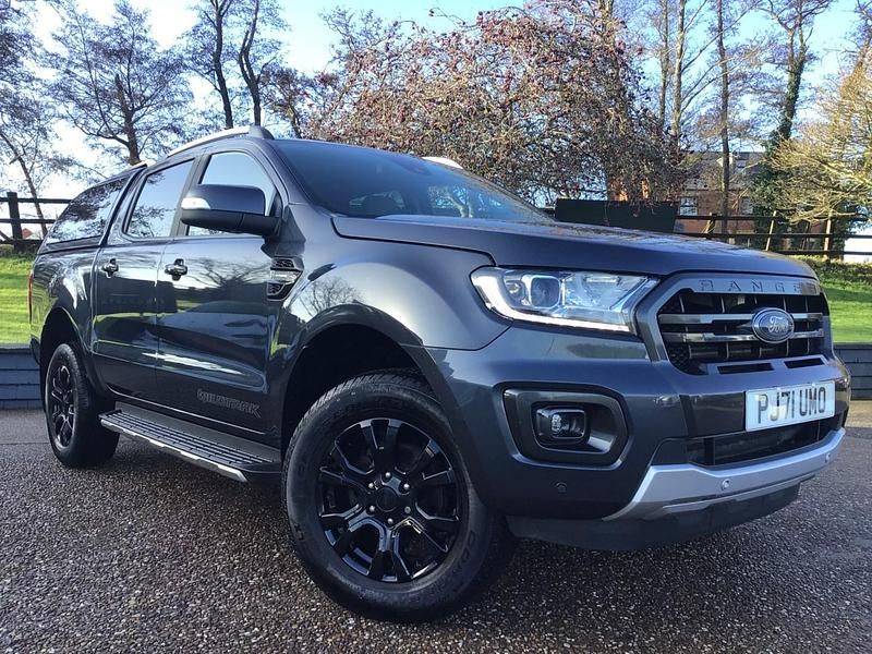 Grey Used 2022 Ford Ranger Wildtrack Pickup | £16,490 (Good price) - Image 1/4