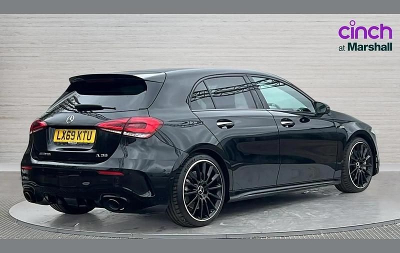 Used Mercedes A35 AMG Premium 306 HP (225 kW) 2019 Black Hatchback