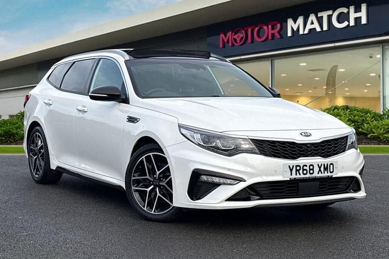 White Used 2018 Kia Optima GT-Line S Estate | £13,999 (Fair price) - Image 1/4