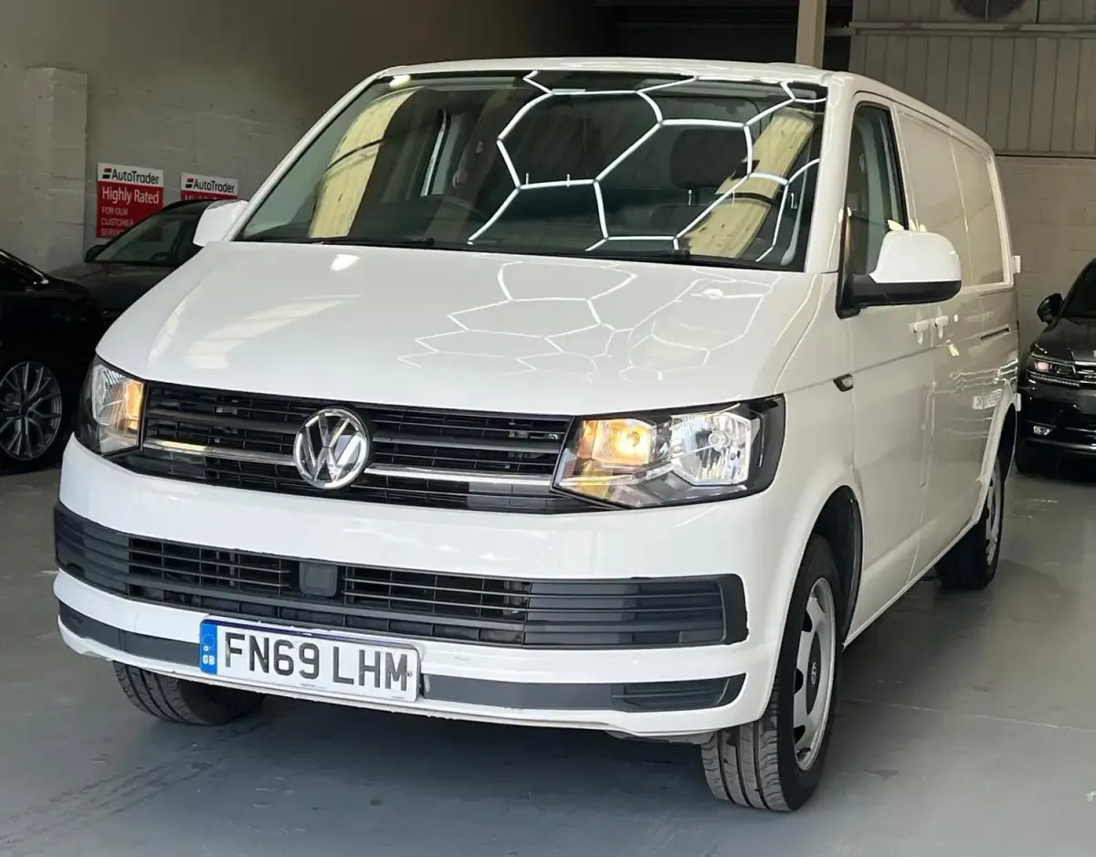 Begagnad VW Transporter Trendline 2019 Blå Van