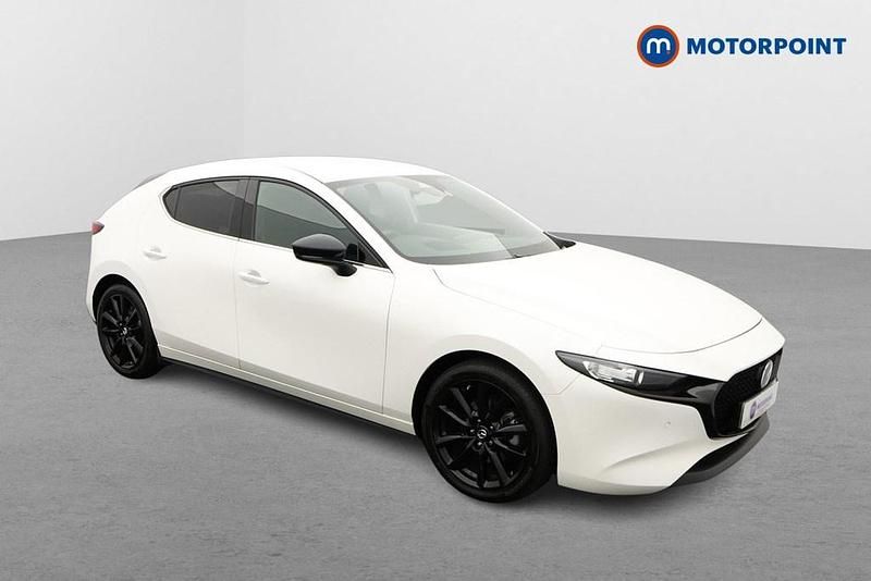 White Used 2025 Mazda 3 Homura-Line Hatchback | £19,999 - Image 1/4