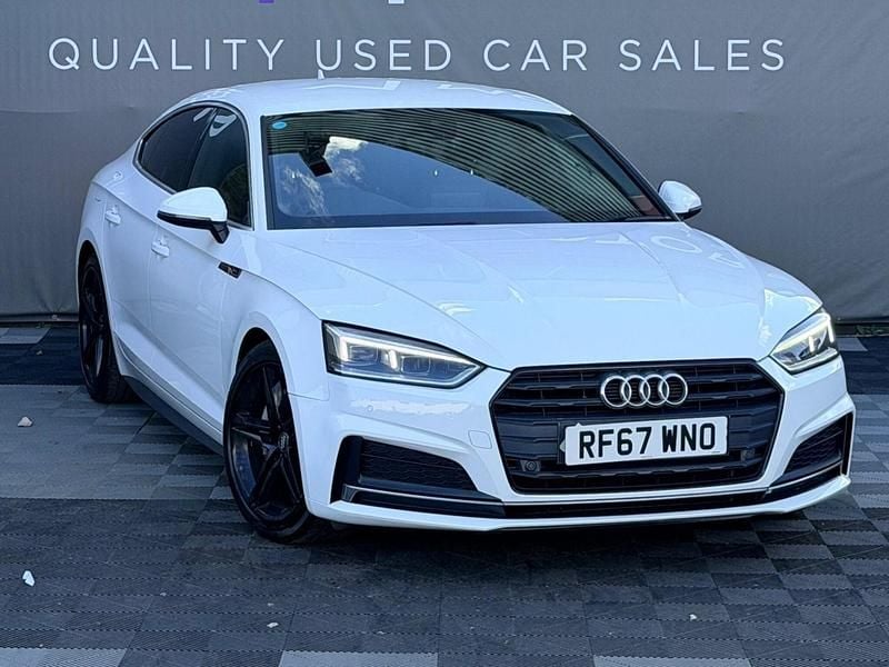 Used Audi A5 Sportback S-Line 2017 White Hatchback
