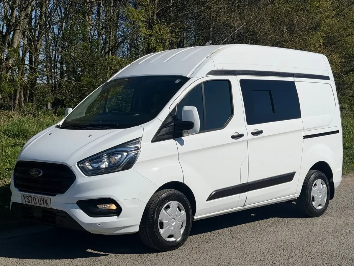Used Ford Transit Custom Trend 130 HP (95 kW) 2021 White Van