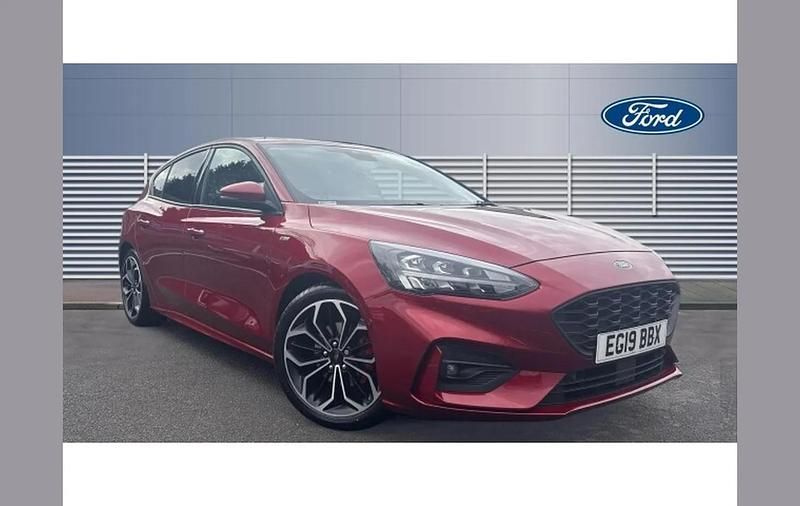 Red Used 2019 Ford Focus ST-Line X Hatchback | £11,930 (Fair price) - Image 1/4