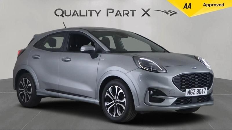 Silver Used 2022 Ford Puma Gen-E ST-Line Hatchback | £12,450 (Good price) - Image 1/4