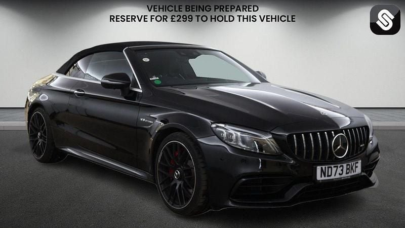 Used Mercedes C63 AMG Premium Plus 2023 Obsidian black Cabriolet