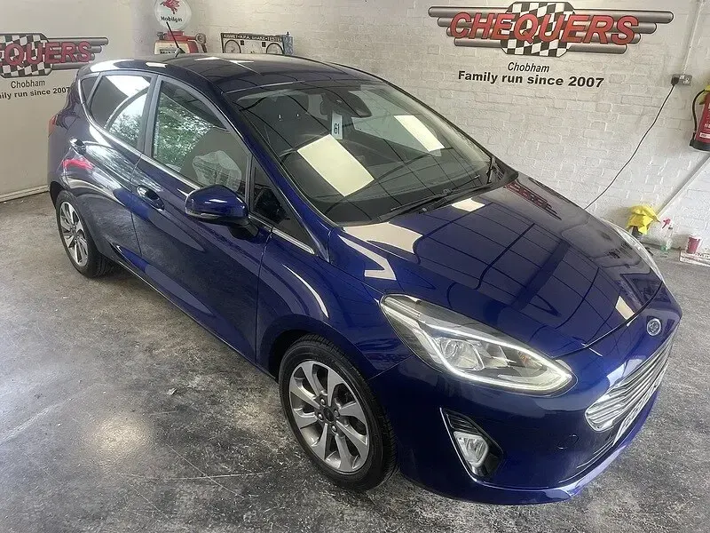 Used Ford Fiesta Zetec 100 HP (73 kW) 2017 Blue Hatchback