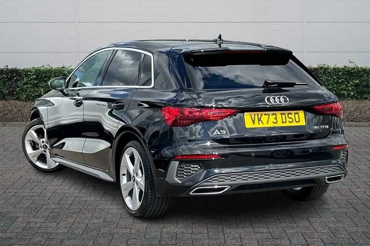 Used Audi A3 S-Line 150 HP (110 kW) 2023 Black Sedan