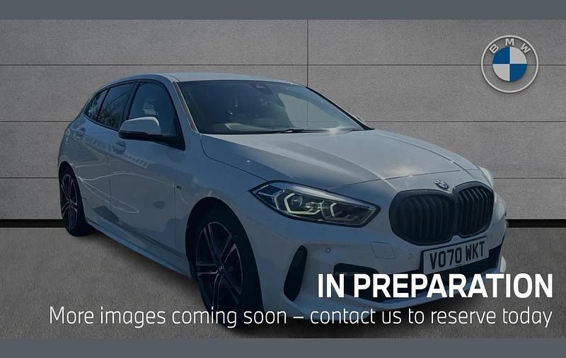 Used BMW 118 M Sport 138 HP (101 kW) 2020 White Hatchback