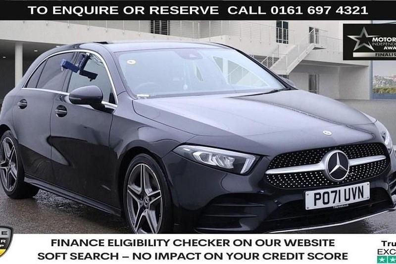 Black Used 2021 Mercedes A200 AMG line Hatchback | £14,470 (Good price) - Image 1/1