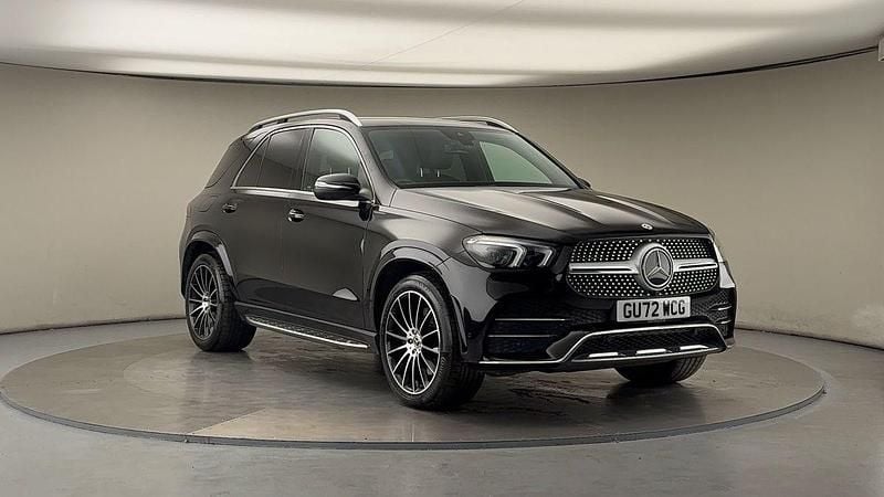Obsidian black Used 2022 Mercedes GLE400 AMG line SUV | £45,400 (Good price) - Image 1/4