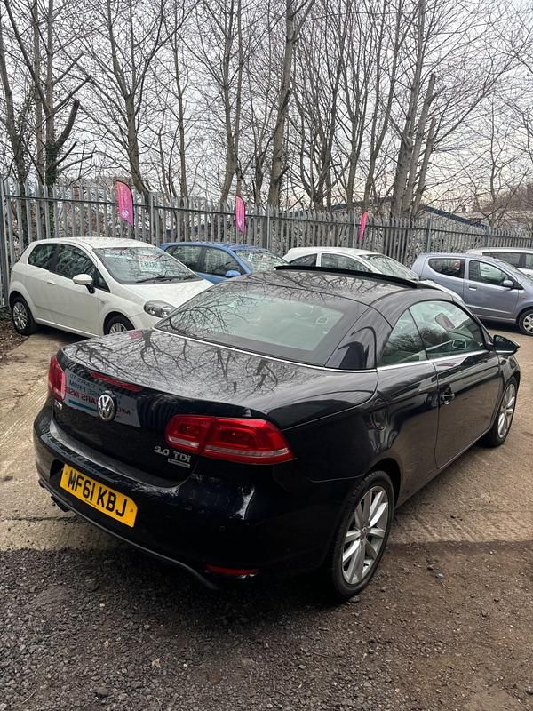 Begagnad VW Eos SE 140 HK (102 kW) 2011 Svart Cab