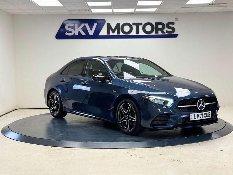 Blue Used 2021 Mercedes A180 AMG Line Premium Sedan | £19,945 (Fair price) - Image 1/4