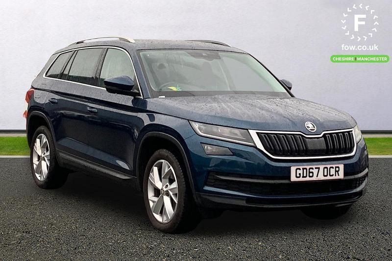 Blue Used 2018 Skoda Kodiaq SUV | £19,699 (Fair price) - Image 1/3