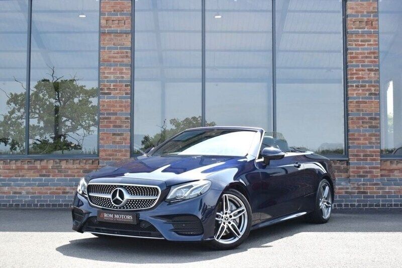Blue Used 2019 Mercedes E300 AMG line Cabriolet | £26,999 (Fair price) - Image 1/2