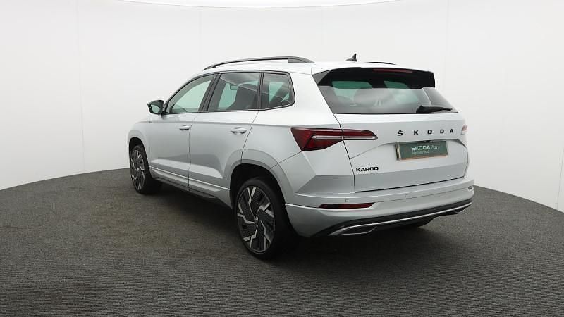 Used Skoda Karoq SportLine 150 HP (110 kW) 2023 Brilliant silver metallic SUV