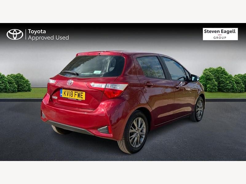 Used Toyota Yaris 2018 Red Hatchback