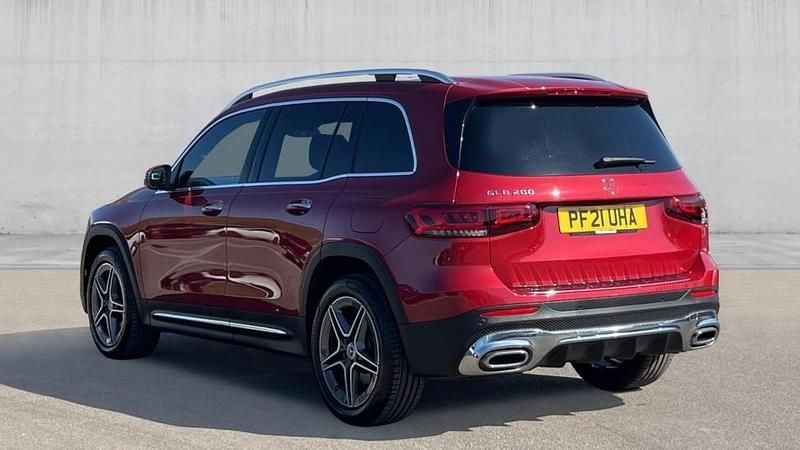 Used Mercedes GLB200 AMG Line Premium 163 HP (119 kW) 2021 Red SUV