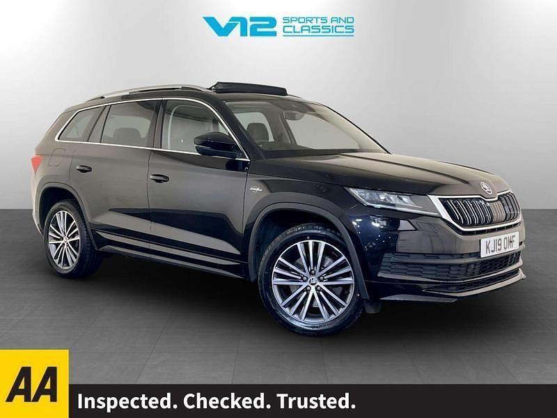 Black Used 2019 Skoda Kodiaq LAURIN & KLEMENT SUV | £23,995 (Fair price) - Image 1/2