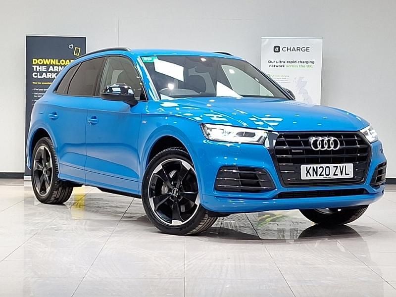 Used Audi Q5 Black Edition 245 HP (180 kW) 2020 Blue SUV