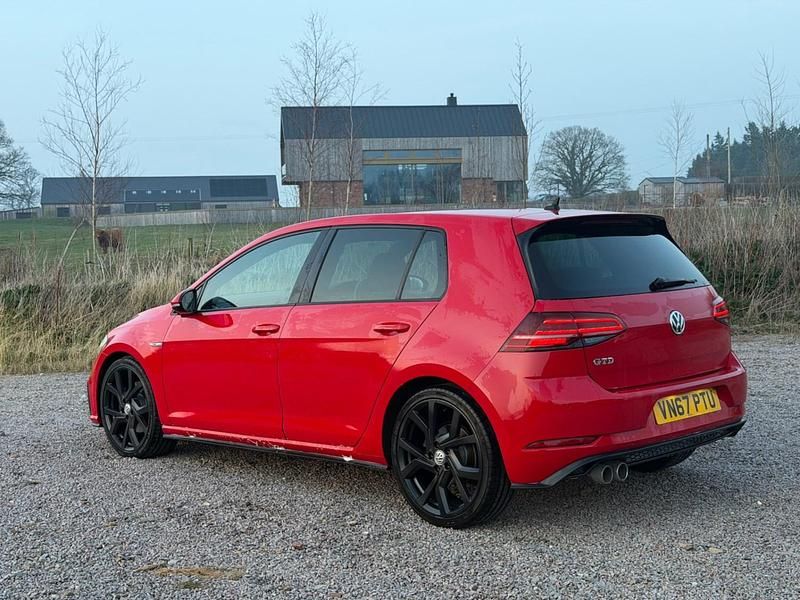 Used VW Golf VII GTD 2017 Red Hatchback