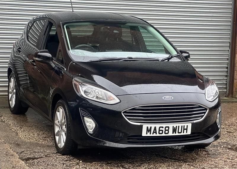 Used Ford Fiesta Titanium 2018 Black Hatchback