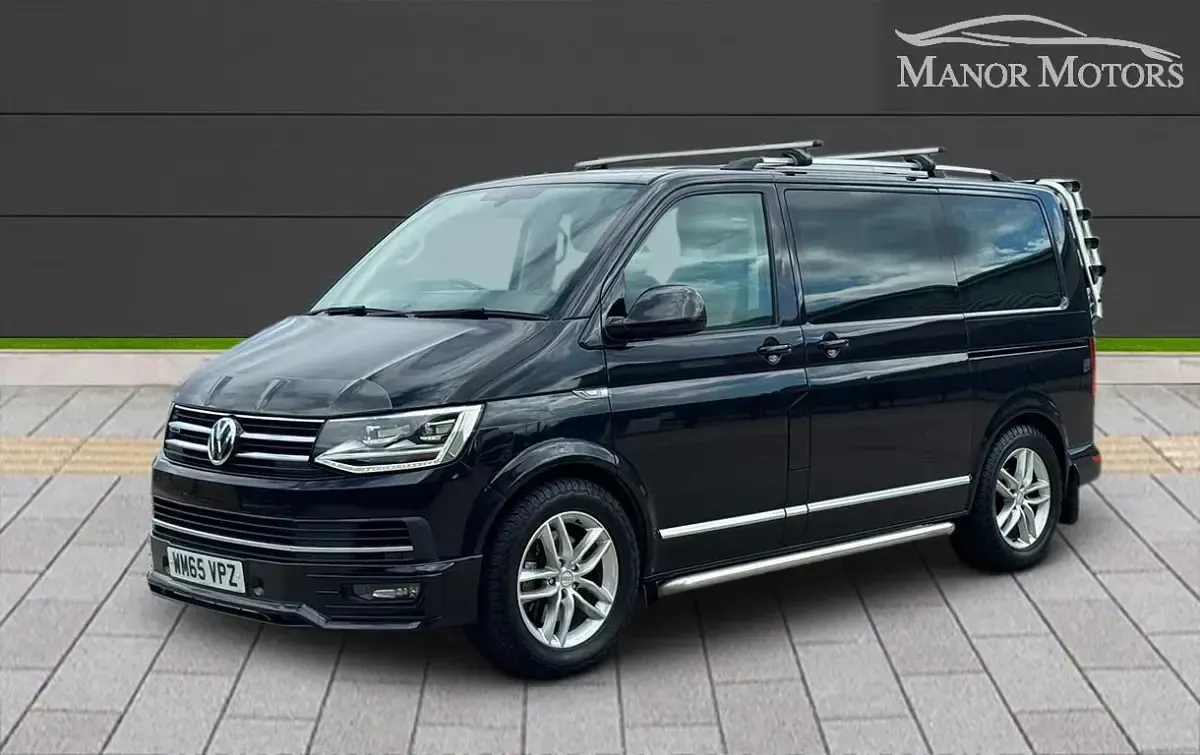 Used VW Caravelle Executive 204 HP (150 kW) 2016 Black Van