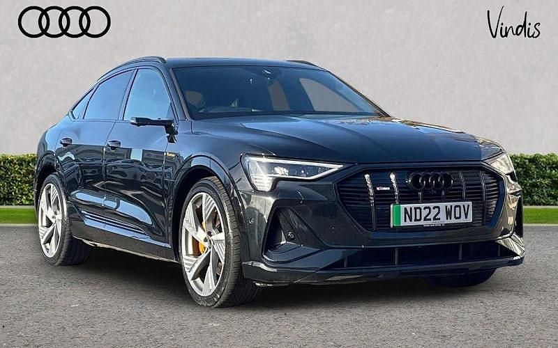 Black Used 2022 Audi e-tron Sportback Advanced SUV | £34,945 (A bit pricey) - Image 1/4