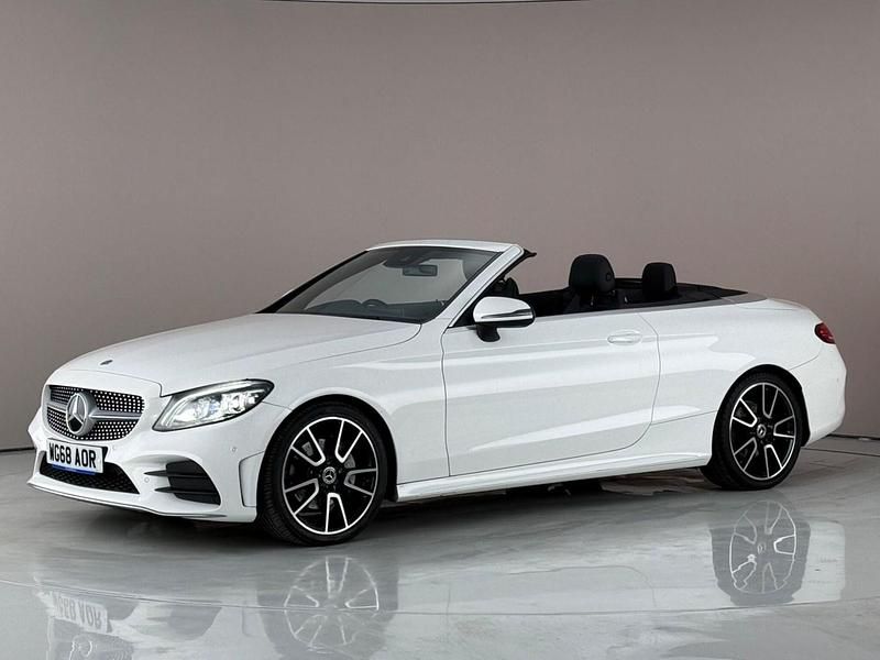 Used Mercedes C200 AMG Line Premium 2018 White Cabriolet