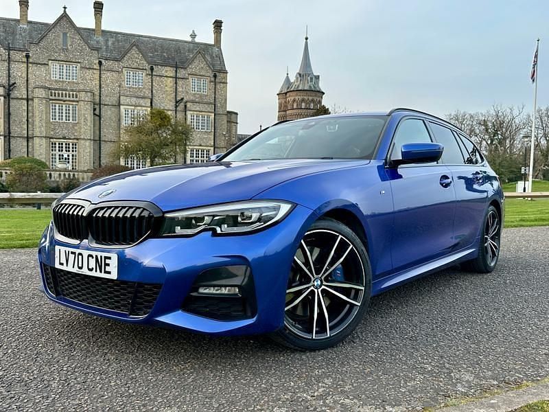 Used BMW 320e M Sport 190 HP (139 kW) 2020 Portimao blue Estate