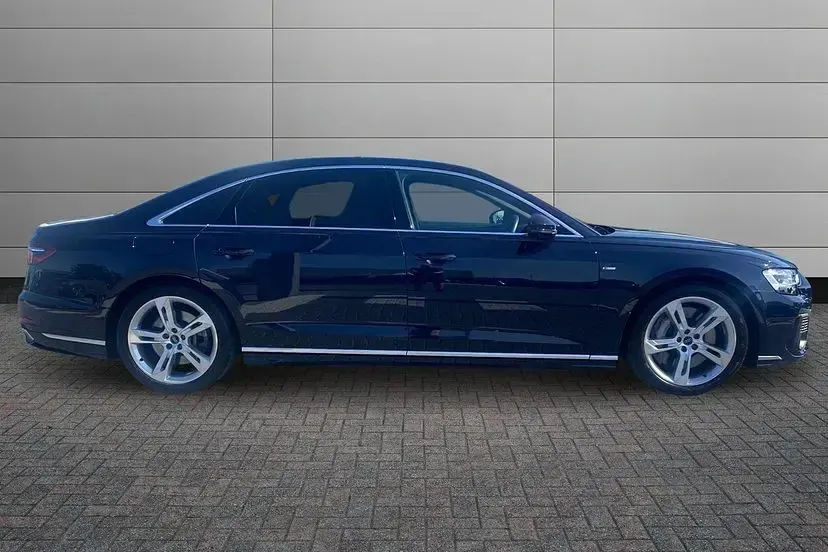 Used Audi A8 S-Line 456 HP (335 kW) 2025 Firmament blue Sedan